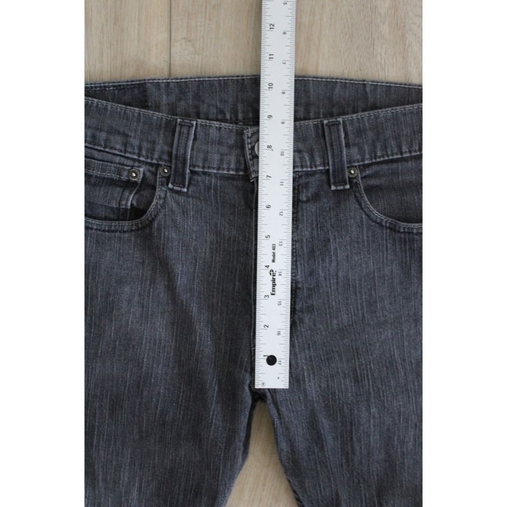 VTG Levi's 511 Men's Skinny Jeans 34x30 Faded Black Slim Fit Denim Pants - Picture 7 of 9